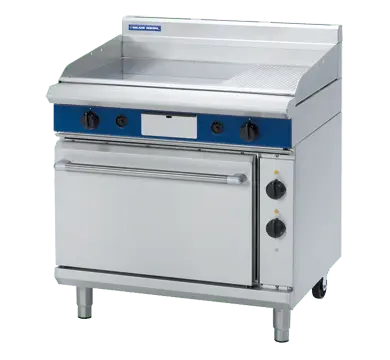 Blue Seal Evolution Series GPE506 - 900mm Gas Griddle Electric Static Oven Range