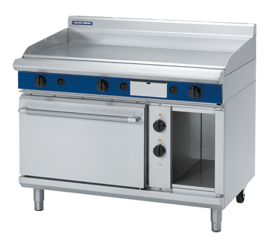 Blue Seal Evolution Series GPE508 - 1200mm Gas Griddle Electric Static Oven Range