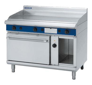 Blue Seal Evolution Series GPE58 - 1200mm Gas Griddle Electric Convection Oven Range