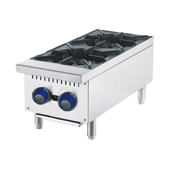 2 BURNER COOK TOPS W310 X D700 X H333 | COOKRITE 2 ATHP-12-2-LPG