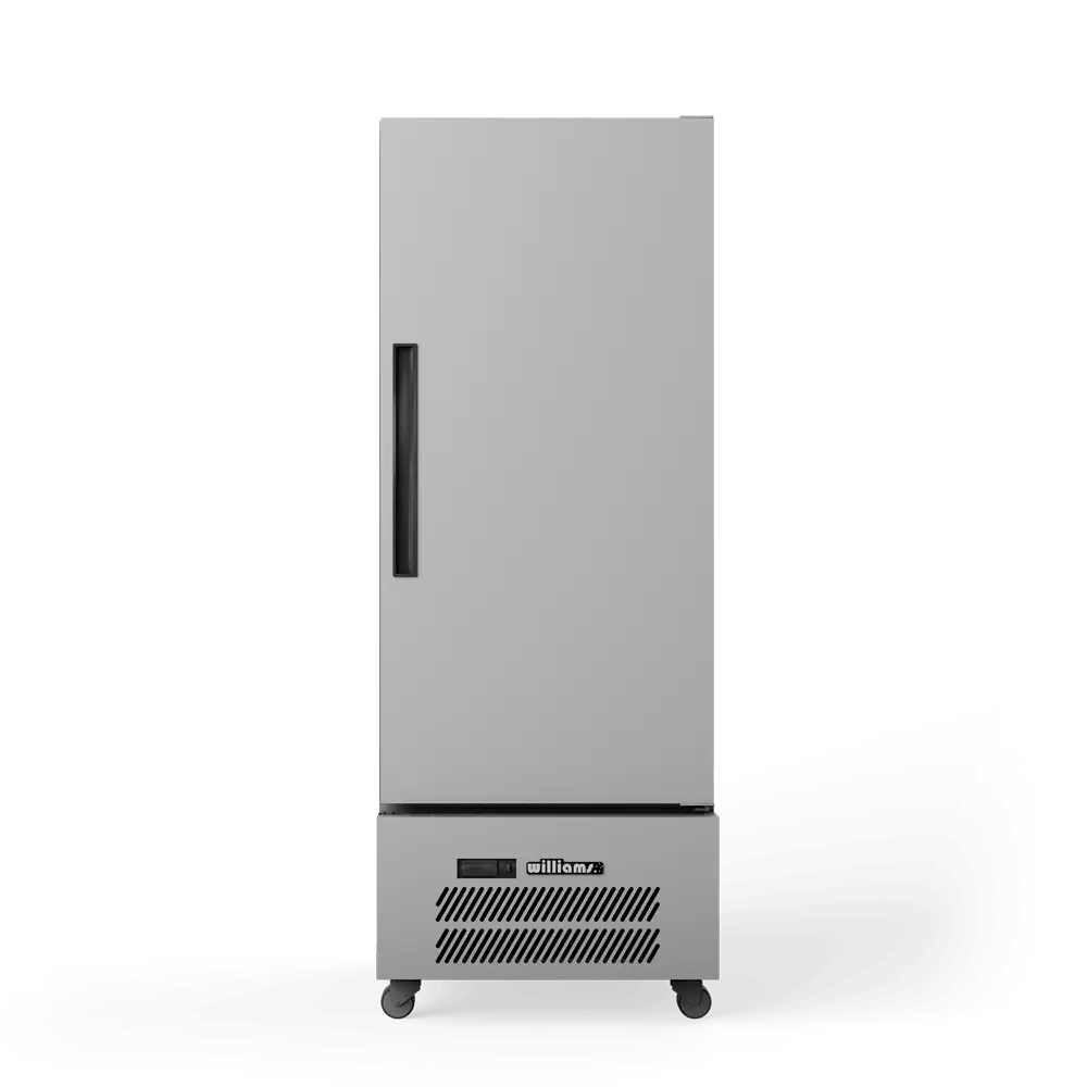 Quartz Star - One Door Stainless Steel Upright Storage Refrigerator HQS1SS