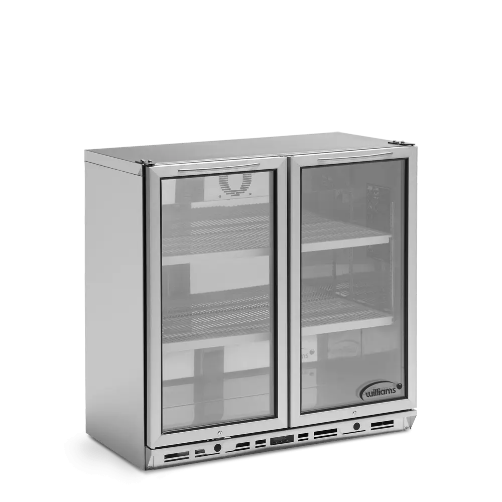 Bottle Cooler - Two Door Stainless Steel Bottle Cooler BC2SS