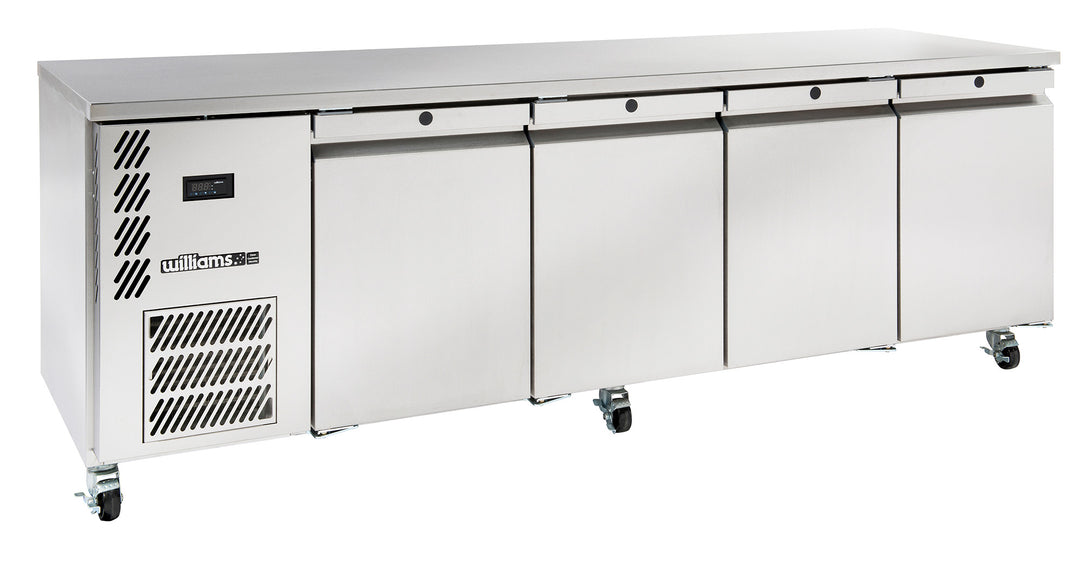 Opal - Four Door Stainless Steel Under Counter Refrigerator HO4USSHC