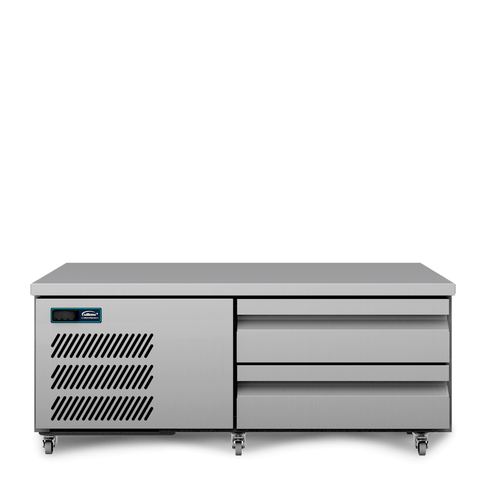 Under Broiler Counter - Two Drawer Self Contained Lowline Refigerator HUBC7