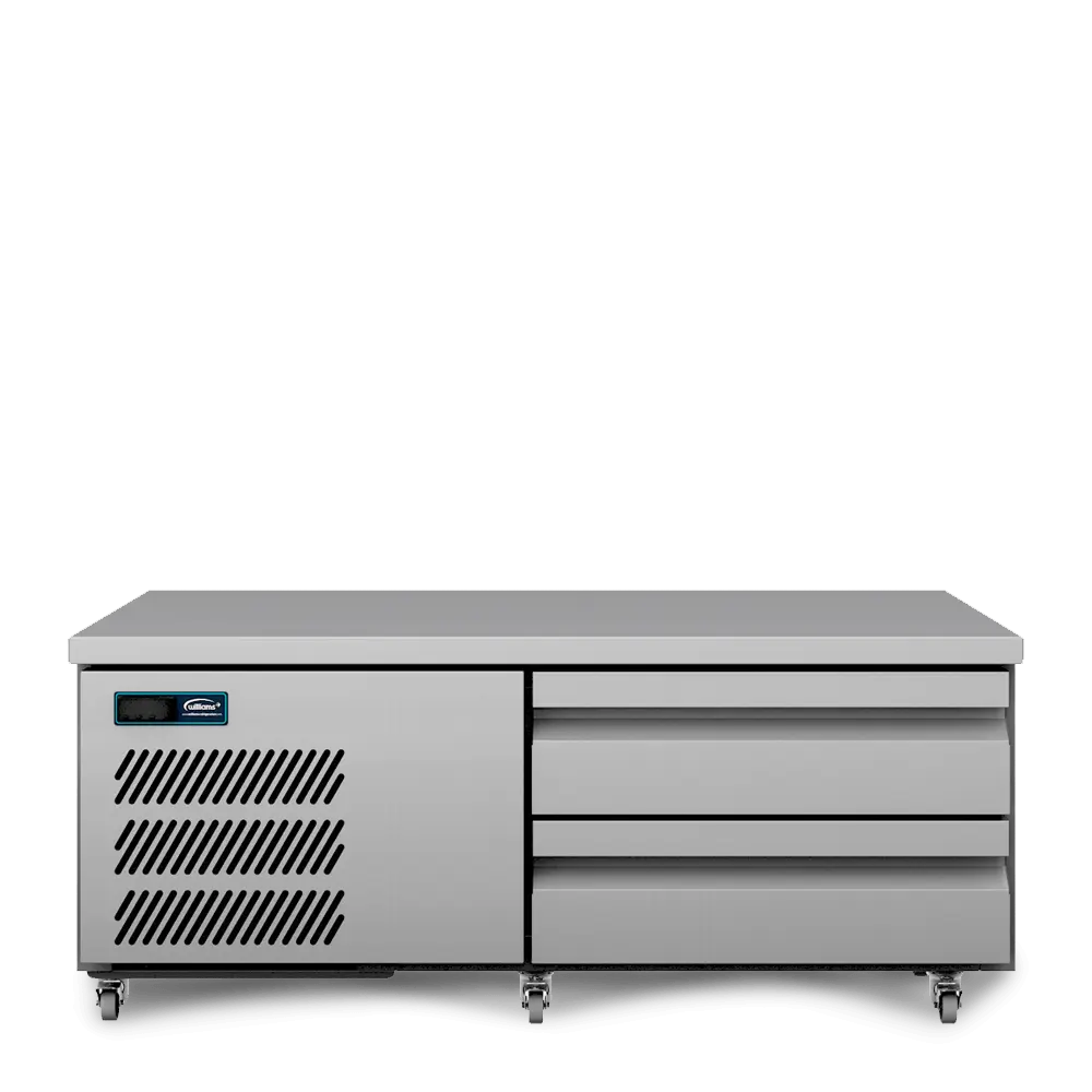 Under Broiler Counter - Two Drawer Self Contained Lowline Refigerator HUBC7