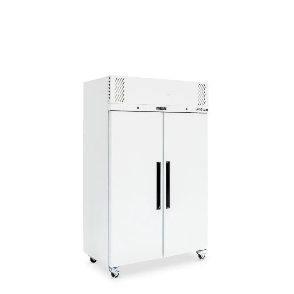 Pearl - Two Door White Colorbond Upright Storage Refrigerator HP2SW