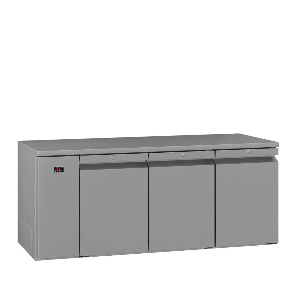 Opal - Three Door Stainless Steel Remote Under Counter Freezer LO3RSS