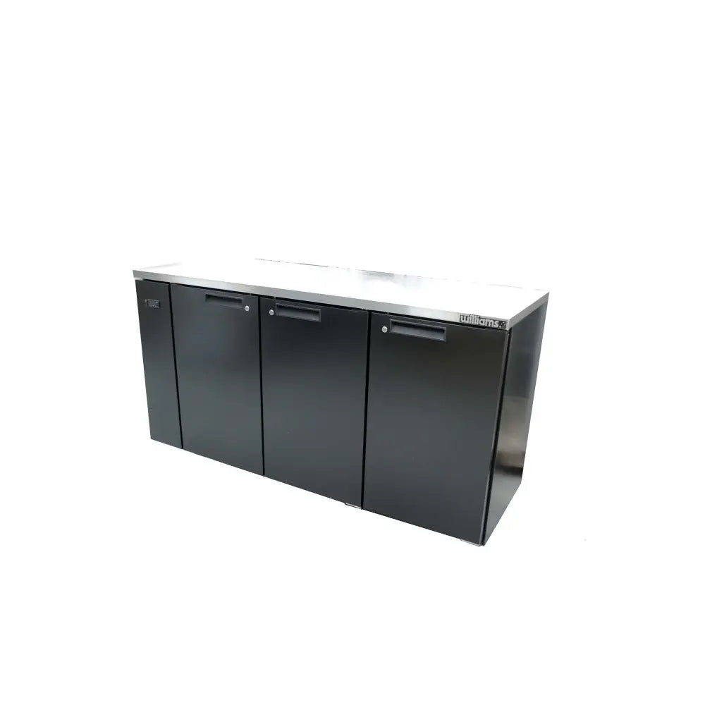 Cameo - Three Door Black Colorbond Remote Back Bar Counter Display Refrigerator HC3RSB