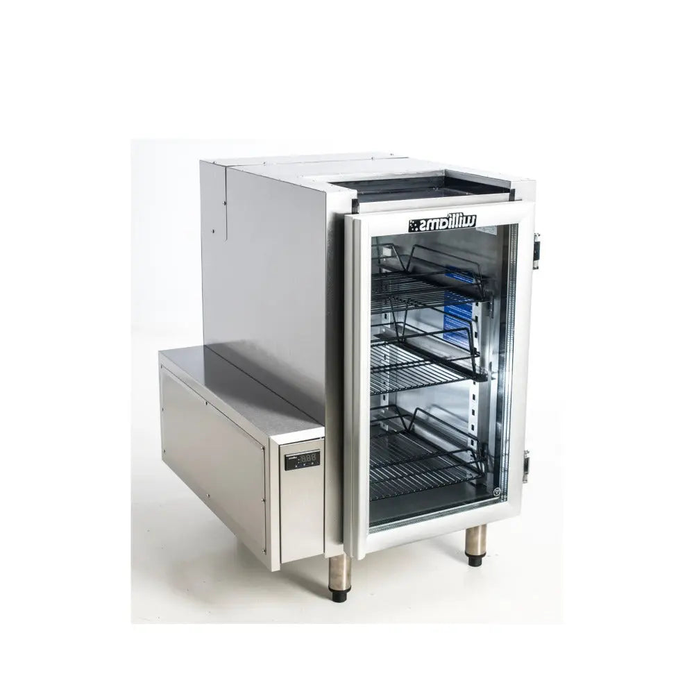 Glass Chiller - One Door Remote Glass Chiller Slimline with two shelves and right hand services FGC1-R