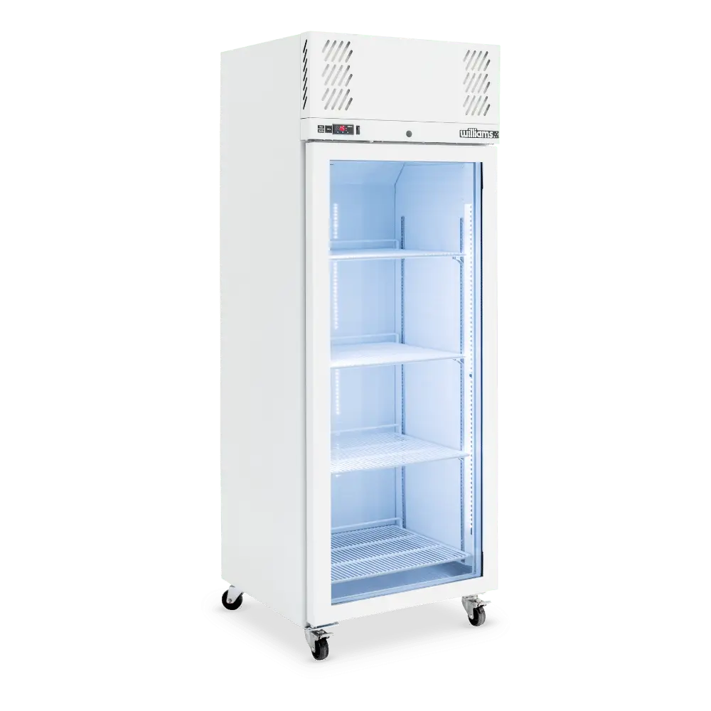 Diamond - One Door White Colorbond Upright Display Refrigerator HP1GW