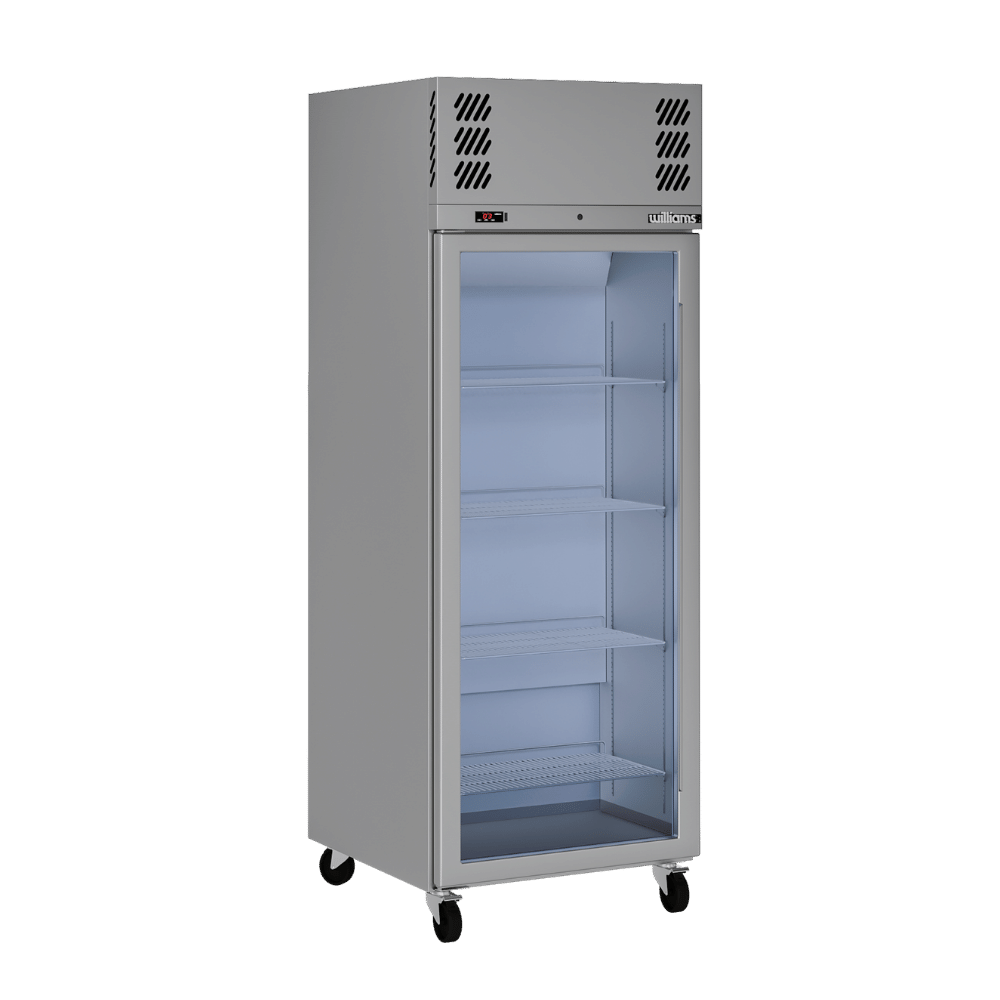 Pearl - One Door Stainless Steel Upright Display Refrigerator HP1GS