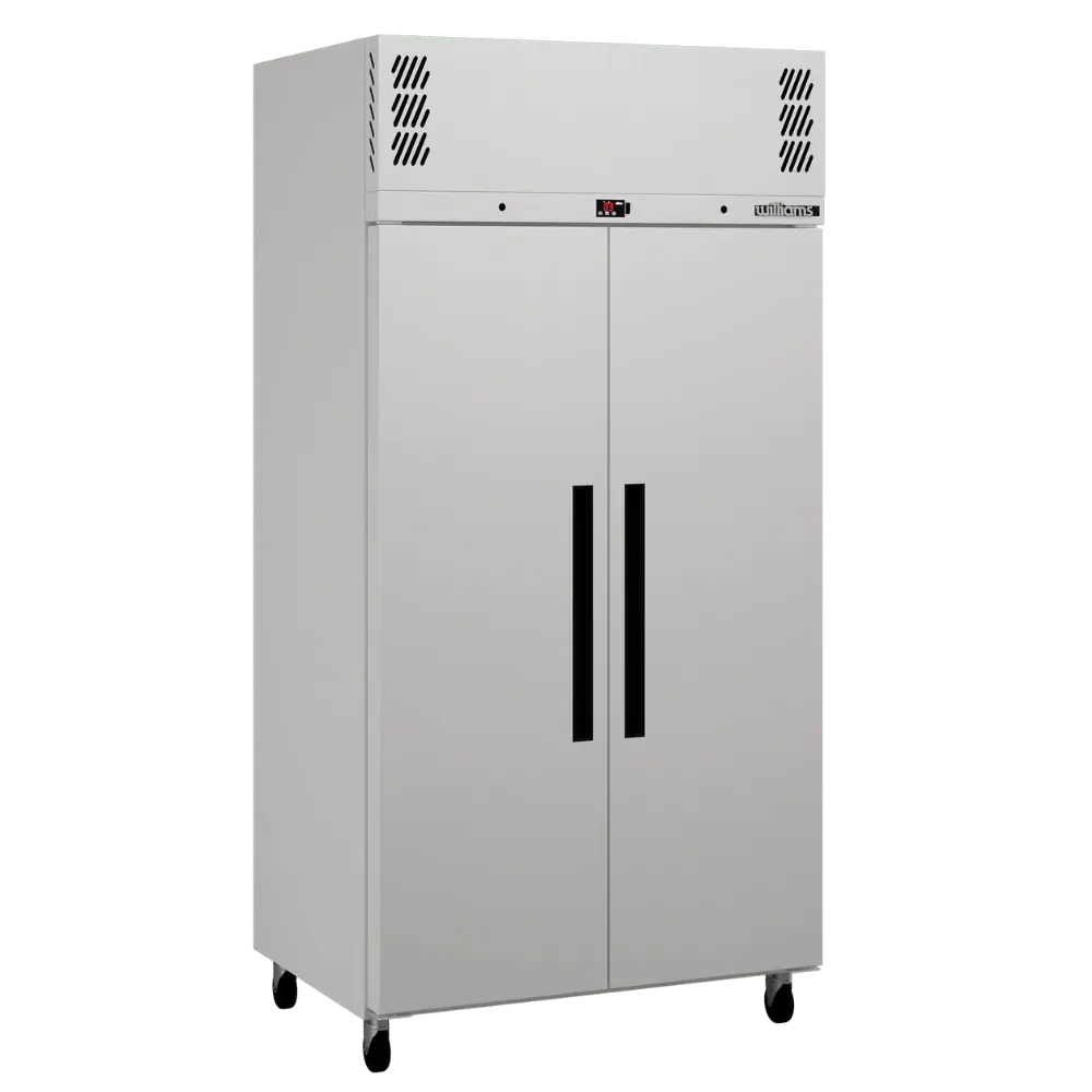 Pearl - Slim Two Door White Colorbond Upright Storage Refrigerator HPR2SW