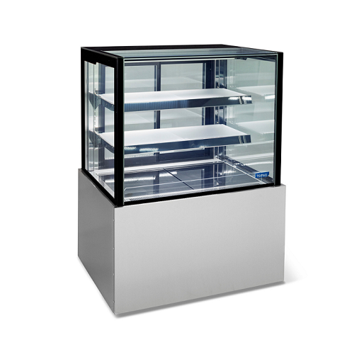 Topaz Cake Display - 900Mm Two Tier (Plus Base) Free Standing Refrigerated Cake Display HTG9