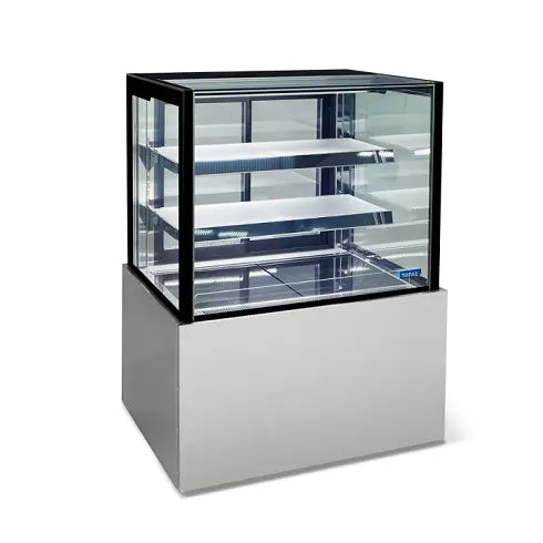 Topaz Cake Display - 900Mm Two Tier (Plus Base) Free Standing Refrigerated Cake Display HTG9