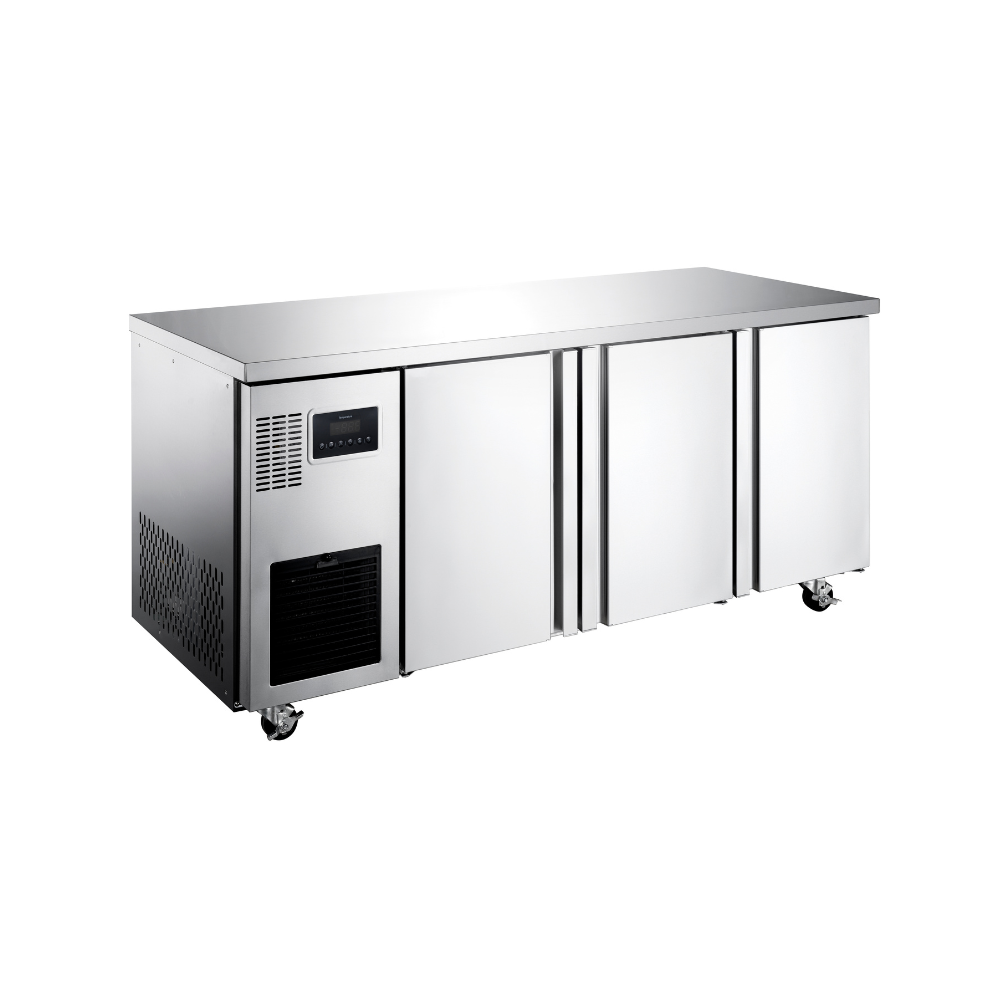 Topaz Under Counter - Three Door Under Counter Storage Refrigerator HTU3SS