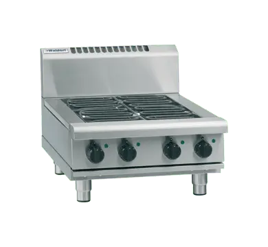 Waldorf 800 Series RNL8406E-B - 600mm Electric Cooktop Low Back Version – Bench Model