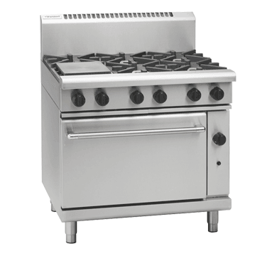 Waldorf 800 Series RNL8610G - 900mm Gas Range Static Oven Low Back Version