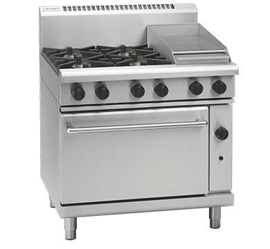 Waldorf 800 Series RNL8613G - 900mm Gas Range Static Oven Low Back Version