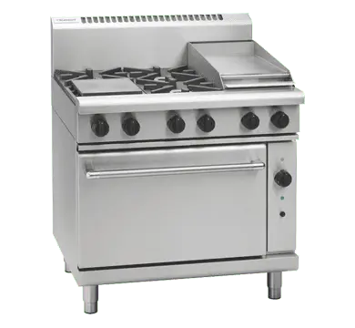 Waldorf 800 Series RNL8613GC - 900mm Gas Range Convection Oven Low Back Version