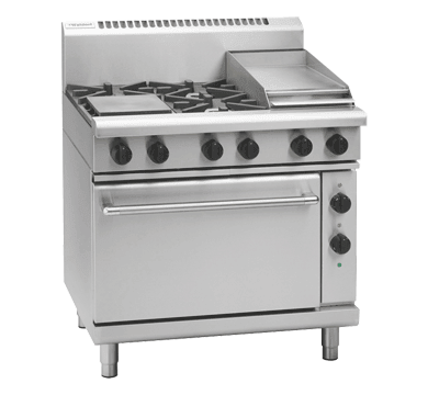 Waldorf 800 Series RNL8613GE - 900mm Gas Range Electric Static Oven Low Back Version